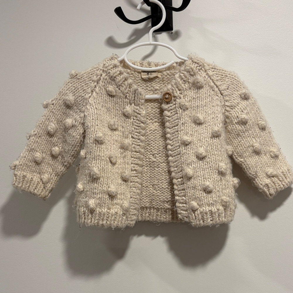 The Blueberry Hill Popcorn Sweater